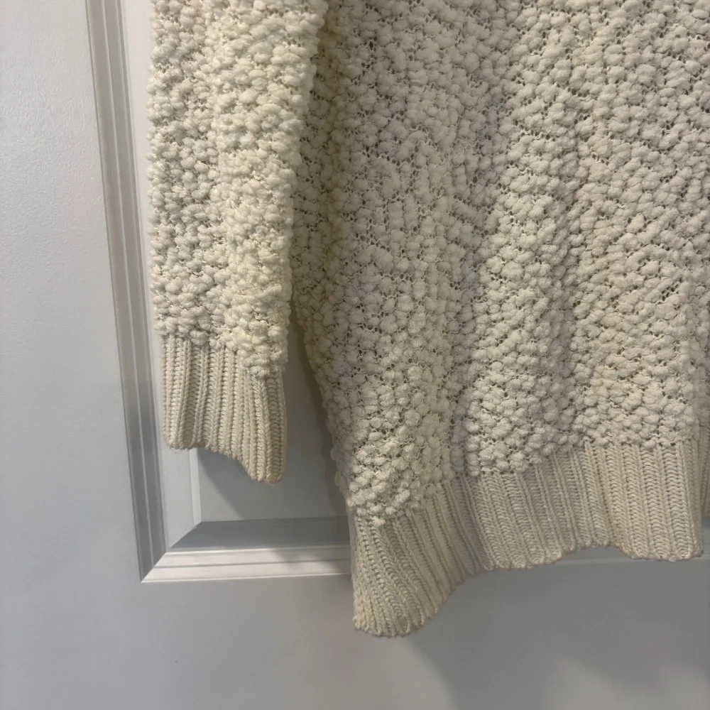 Miracle Cream Oversized Hoodie Long Sleeve Sweater - Picture 7 of 7